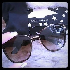 Dolce & Gabbana cat eye gradient sunglasses